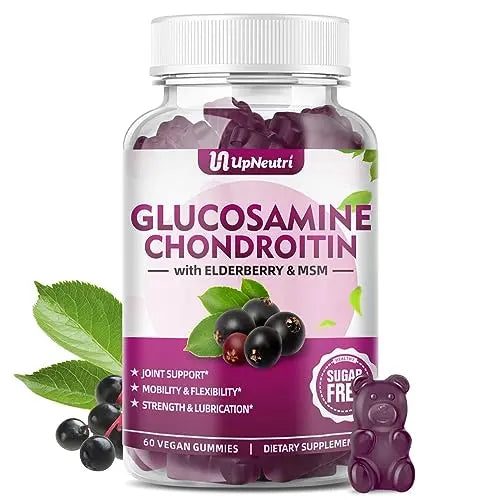 UPNEUTRI Glucosamine Chondroitin Gummies Sugar Free, Extra Strength 1500mg Glucosam UPNEUTRI Au supplements