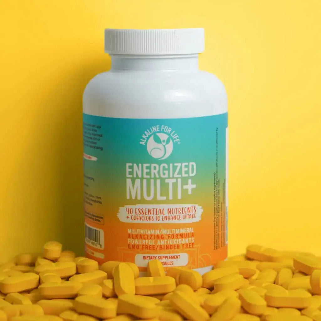 Energized Multi - Potent Multivitamin with 40 Fully Bioavailable Nutrients B Complex Vitamins, Vitamin D, Vitamin C, Vitamin K, Zinc, Quercetin Alkaline for Life Au supplements