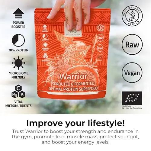 ANCESTRAL SUPERFOODS: Vegan Superfood Protein Powder, Gluten-Free Alkaline Fibre Supplement ANCESTRAL SUPERFOODS SPROUTED FOR LIFE Au supplements
