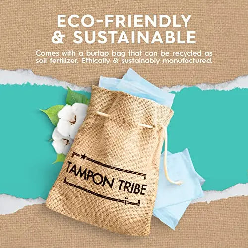 Tampon Tribe - Organic Cotton Pads with Wings for Women, Chemical-Free Breathable Sanitary Pads Tampon Tribe Au supplements