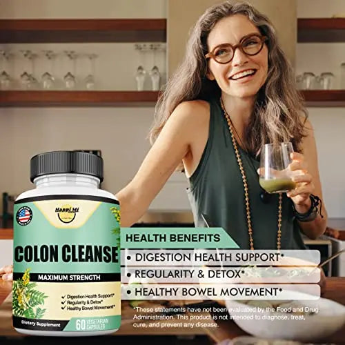 Happi Mi Nutrition Colon Cleanse, Colon Detox, All Natural Herbal Formula, Support Healthy Happi Mi Nutrition Au supplements