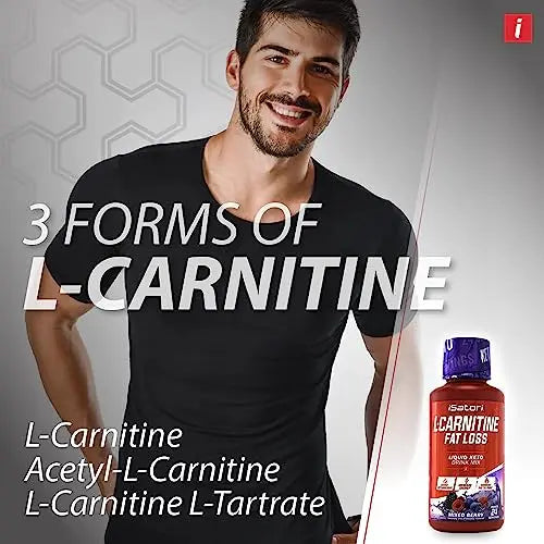 iSatori L-Carnitine Liquid Metabolic Enhancer and Energy Booster - Health and Fitness iSatori Au supplements
