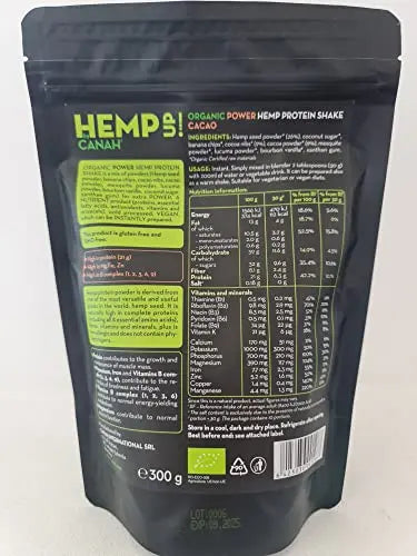 Canah Hemp Up Organic Protein Shake Powder – Muscle gain & Boost up Immune System, HEMP UP! Au supplements