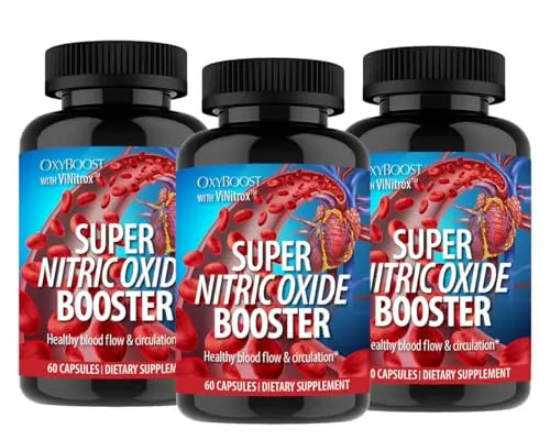 OxyBoost with ViNitrox - Nitric Oxide Supplement for Blood Pressure Support, Heart Health OxyNaturals Au supplements