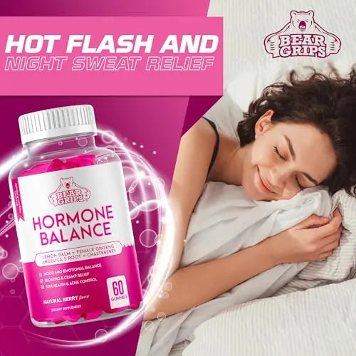Hormone Balance for Women - PMS Relief Gummies and Bloating Relief for Women Bear Grips Au supplements