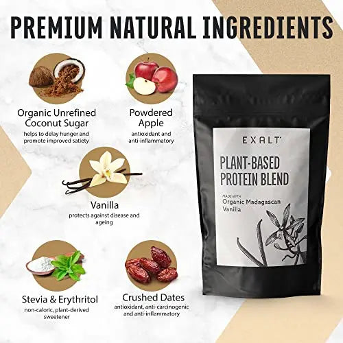 EXALT Vegan Protein Powder - 100% Plant-Based – Gluten Free - Keto Friendly EXALT Au supplements