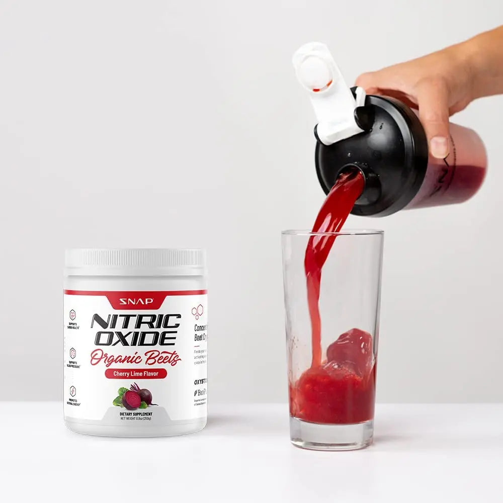 Snap Supplements USDA Organic Beet Root Powder, 3-in-1 Nitric Oxide Supplement Snap Supplements Au supplements