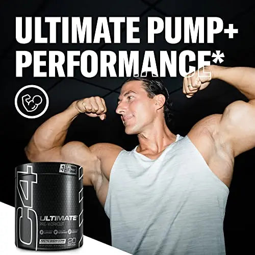 C4 Ultimate Pre Workout Powder Arctic Snow Cone - Sugar Free Preworkout Energy Cellucor Au supplements