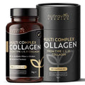 Premium Multi Collagen Protein Capsules with Type I, II, III - Includes Hydrolysed Grass Nutravita Au supplements