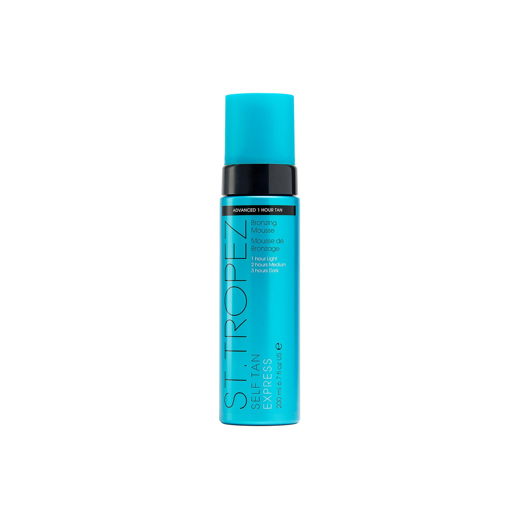 St.Tropez Light/Medium/Dark 1-3 hr Express Mousse for a Streak-Free, Natural Sunless Tan with Fast Application and Flawless Results, Cruelty-Free & Vegan, 6.7 fl oz