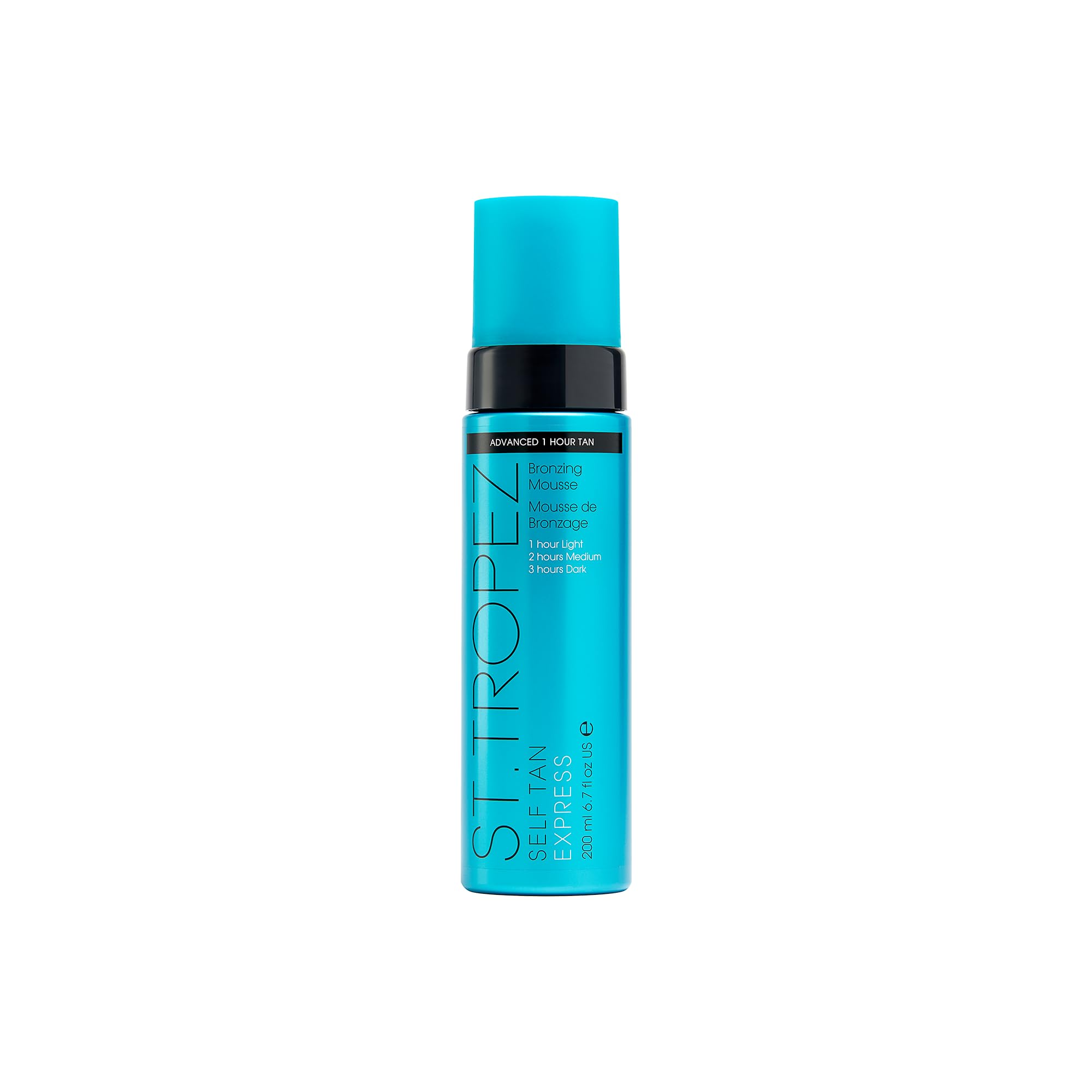 St.Tropez Light/Medium/Dark 1-3 hr Express Mousse for a Streak-Free, Natural Sunless Tan with Fast Application and Flawless Results, Cruelty-Free & Vegan, 6.7 fl oz