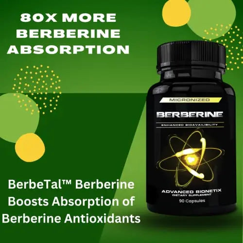 Advanced Bionetix 1500mg Advanced Bioavailability Micronized Berberine Supplement All Advanced Bionetix Au supplements
