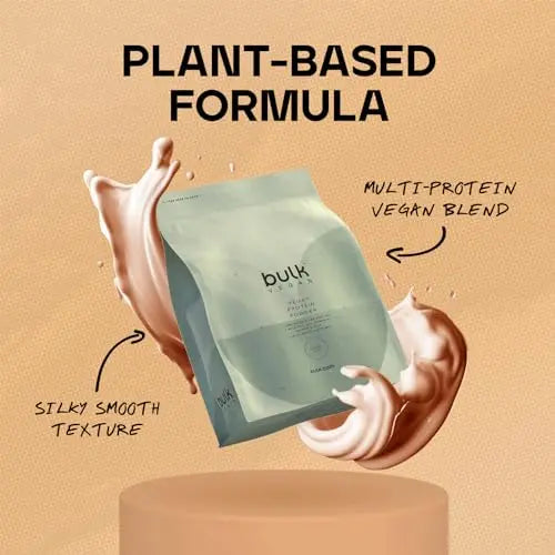 Bulk Vegan Protein Powder, Caramel Latte Flavour, 500 g, New & Improved Formula, 14 Servings Bulk Au supplements