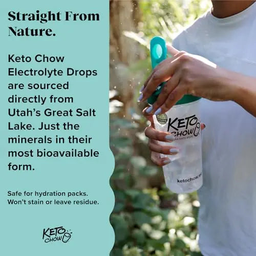Keto Chow - Electrolyte Hydration Drops - Keto Diets & Intermittent Fasting - Immune Support Keto Chow Au supplements