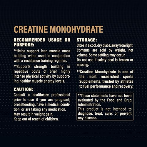 METALIFE 100% Pure Creatine Monohydrate Powder, Canada-Made, 1000 g (200 Servings) Micronized Powder, Muscle Growth, Unflavored, Ideal for Athletes & Fitness Enthusiasts, Third party lab tested, Vegan METALIFE Au supplements