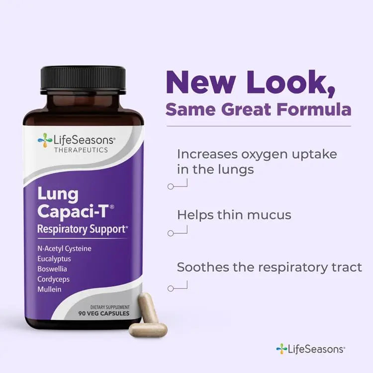 LifeSeasons - Lung Capaci-T - Lung & Respiratory Support Supplement LifeSeasons Au supplements