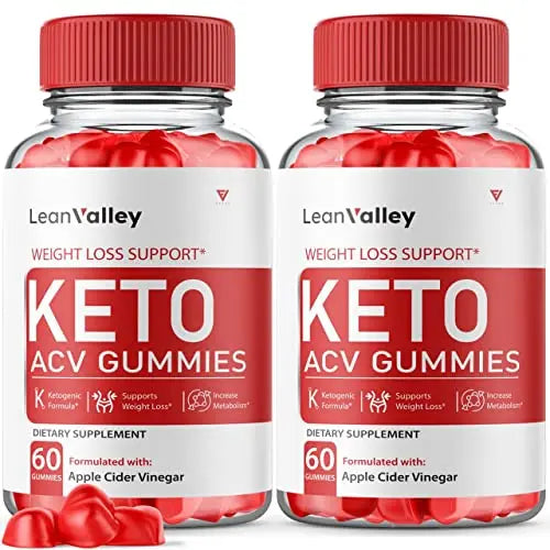 (2 Pack) Lean Valley Keto ACV Gummies Advanced Weight Loss Formula - Lean Valley Fyvus Au supplements