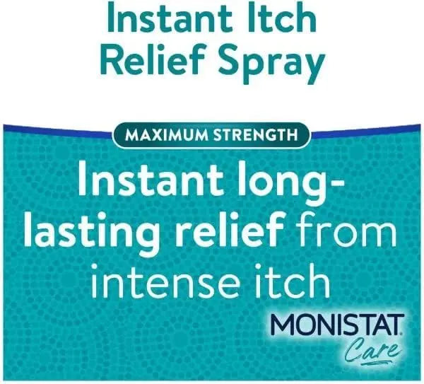 Monistat Instant Itch Relief Spray for Women, Maximum Strength Feminine Itch Care, 2 oz (Pack of 2) Monistat Au supplements
