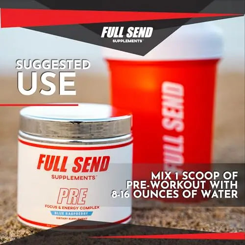 FULL SEND Pre Workout Powder with Beta Alanine, Preworkout Energy Supplement FULL SEND Au supplements