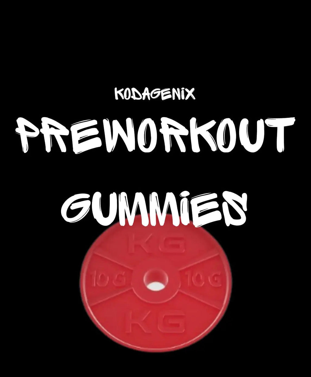 Kodagenix Pre Workout Gummies for Men and Women with Caffeine, L-Citrulline and Beta Kodagenix Au supplements