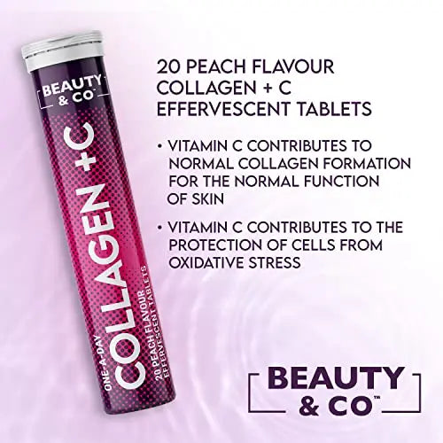 Collagen Effervescent - Marine Collagen & Vitamin C (2 Tubes) Beauty & Co Au supplements