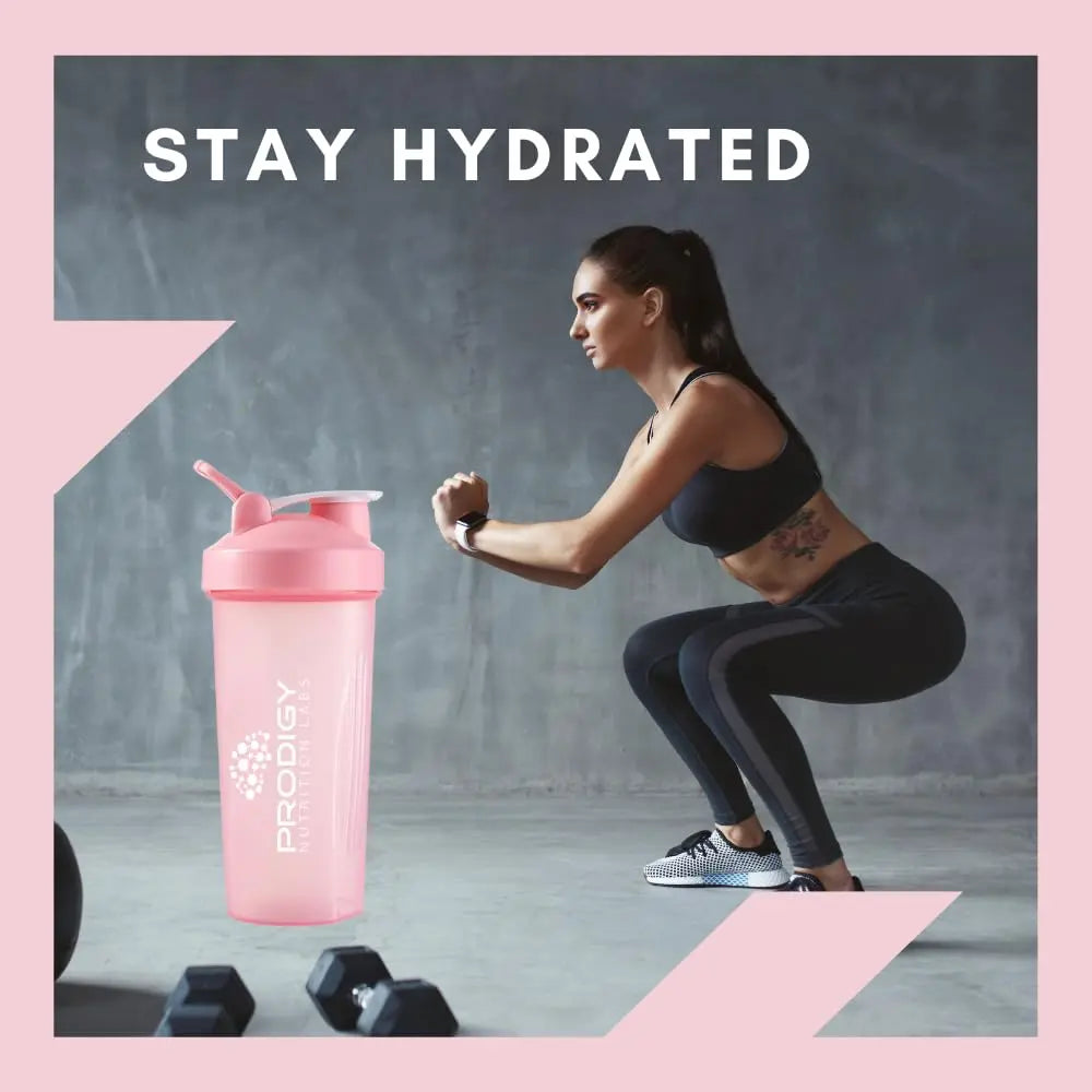 Protein Shaker 20oz Large Shaker Bottle Perfect for Workout Supplements, Protein powder Prodigy Nutrition Labs Au supplements