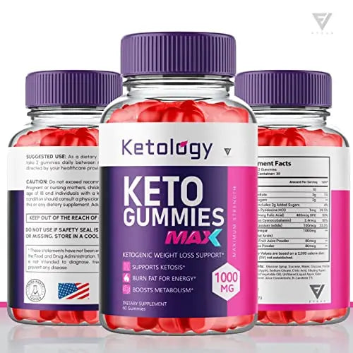 (2 Pack) Ketology Keto ACV Gummies Advanced Weight Loss Ketosis Supplement Fyvus Au supplements