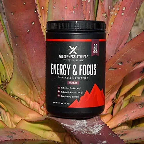 Wilderness Athlete - Energy & Focus | Energy Pre Workout for Women & Men - Energy Wilderness Athlete Au supplements