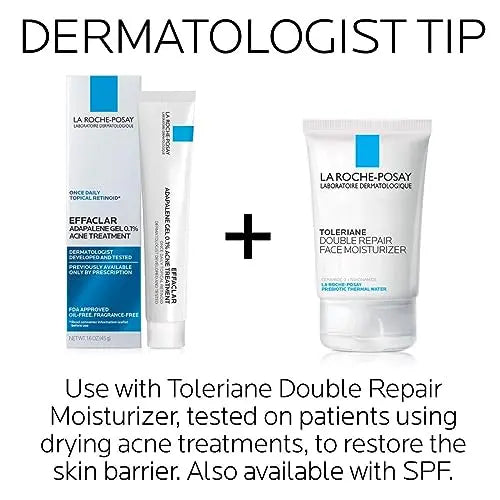 La Roche-Posay Effaclar Adapalene Gel 0.1% Acne Treatment, Prescription La Roche-Posay Au supplements