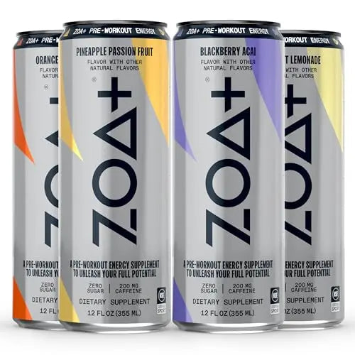 ZOA+ Pre-Workout Sugar Free Energy Drink, Orange Grapefruit - NSF Certified for Sport ZOA Au supplements