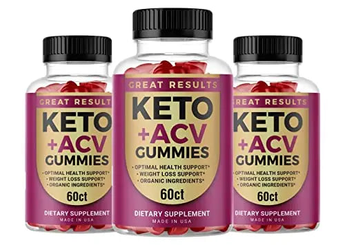 Lomilan Great Results Keto Gummies, Great Results Keto ACV Gummies, 180 Count Lomilan Au supplements