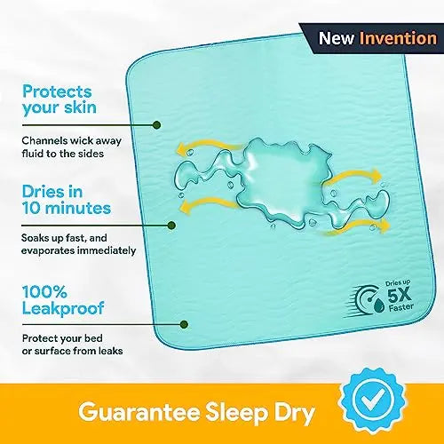 IMPROVIA® Washable Underpads, 34" x 36" (Pack of 6) - Heavy Absorben IMPROVIA Au supplements