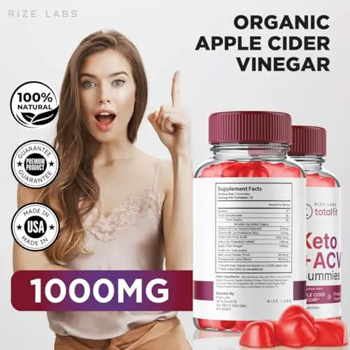 (2 Pack) Total Fit Keto ACV Gummies Advanced Weight Loss, Total Fit Keto ACV + BCB Gummies rize labs Au supplements