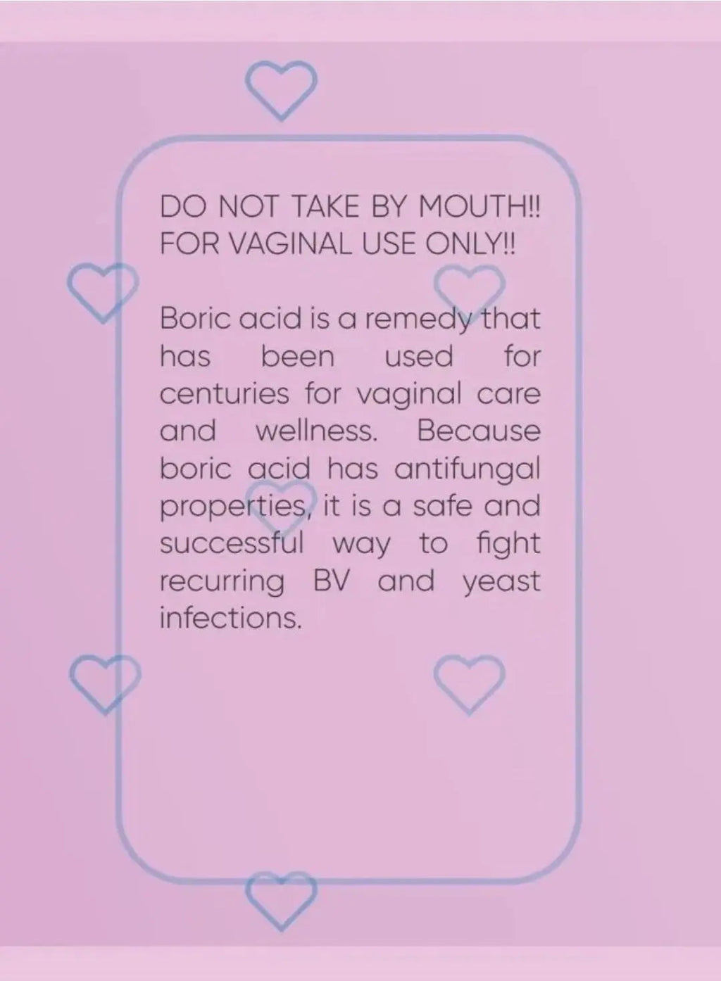 HerSheMe Boric Acid Vaginal Suppositories HerSheMe Au supplements