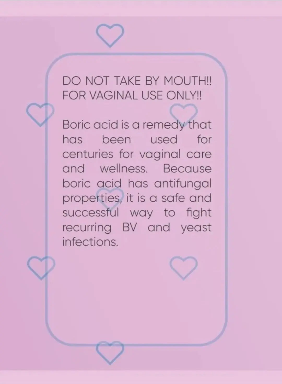 HerSheMe Boric Acid Vaginal Suppositories HerSheMe Au supplements