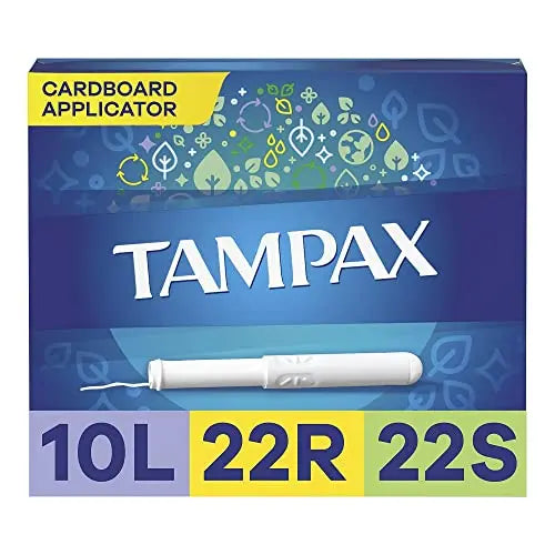 Tampax Tampons Multipack, Lite/Regular/Super Absorbency, Cardboard Applicator, Leakgaurd Skirt Tampax Au supplements