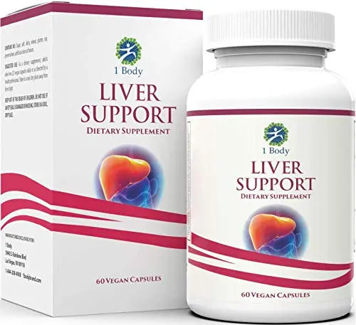 1 Body Liver Support Supplement - Liver Cleanse & Repair - Milk Thistle 1 Body Au supplements