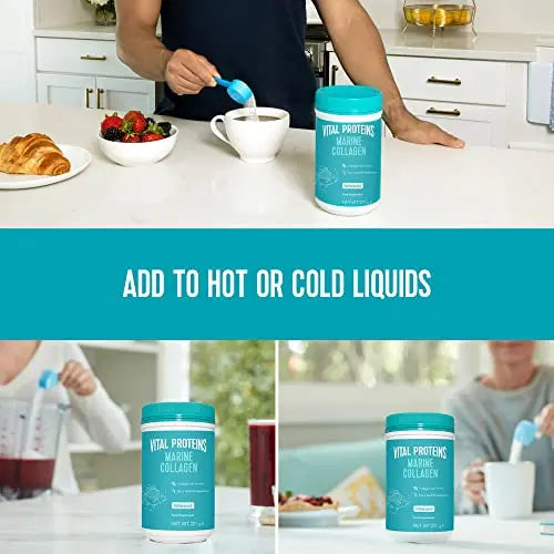 Vital Proteins Marine Collagen Peptides Powder Supplement - Hydrolyzed Collagen - 221g Canister VITAL PROTEINS Au supplements