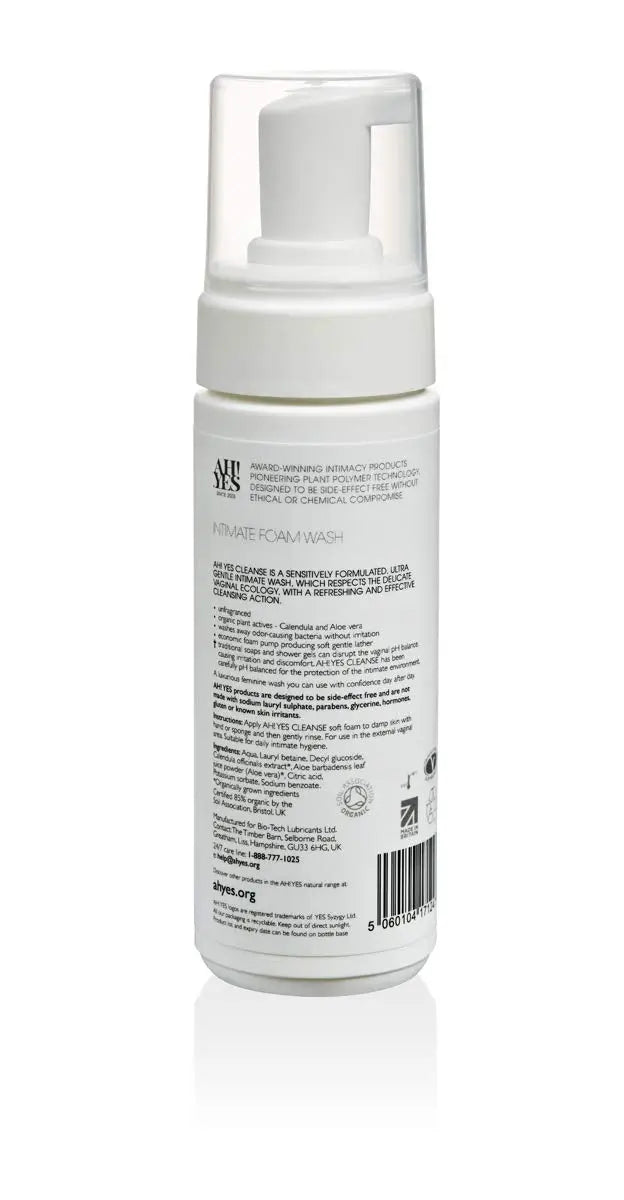 AH! YES CLEANSE Gentle, Organic Foaming Feminine Wash- Unfragranced, pH Matched Vaginal Wash AH! YES Au supplements