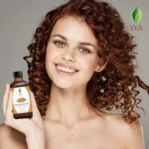 SVA Fenugreek Oil 4oz (118ml) Premium Carrier Oil with Dropper for Hair Care, Hair Oiling, Scalp Massage SVA ORGANICS Au supplements