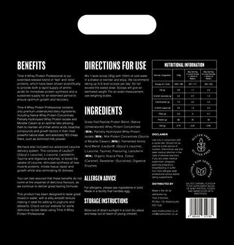Time 4 Whey Protein Professional Time Release Grass Fed Native Whey Protein Powder, Whey Concentrate Time 4 Nutrition Au supplements
