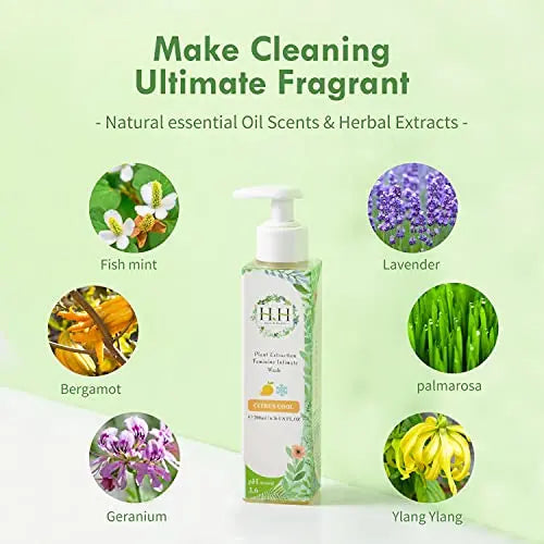 Feminine Wash+Panties Stain Remover Detergent - Natural Essential Oil Scent Vaginal Wash Women HH Herb & Health Au supplements