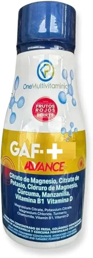 Gaf + Formula avanzada - Multivitamin, 10.14 Fl Oz, 300ML, Red Fruit Flavor Generic Au supplements