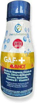 Gaf + Formula avanzada - Multivitamin, 10.14 Fl Oz, 300ML, Red Fruit Flavor Generic Au supplements