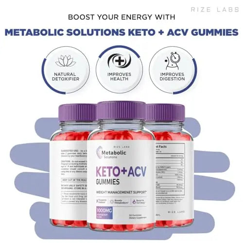 Metabolic Solutions Keto ACV Gummies, Metabolic Solutions Keto+ACV Gummies for Weight Health rize labs Au supplements