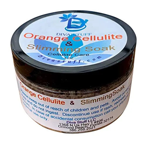 Cellulite and Slimming Salt Bath Soak With Orange Polyphenols,4oz Jar, Diva Stuff Diva Stuff Au supplements