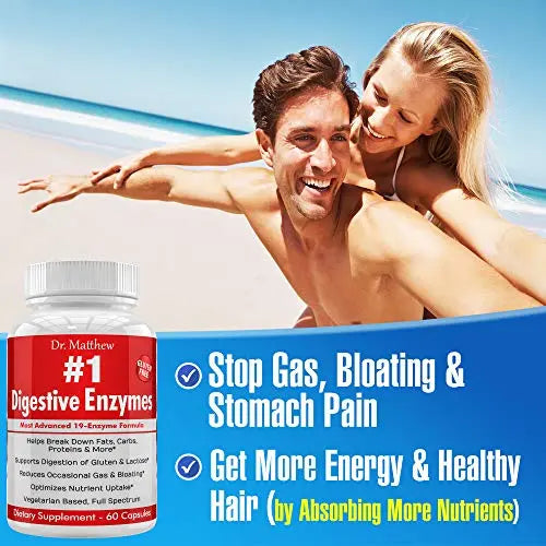 Best Digestive Enzymes for Women & Men with Lactase Lipase Amylase Dr. Matthew Au supplements