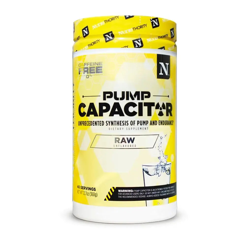 Nutrithority Pump Capacitor Non-Stimulant Sugar-Free Pre Workout for Men & Women Nutrithority Au supplements